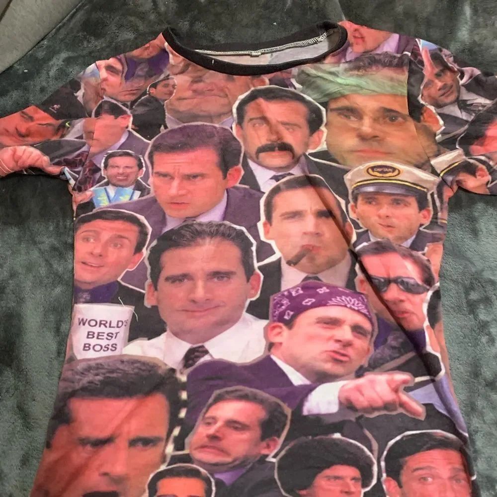 Vintage Michael Scott all overprint shirt vintage office shirt